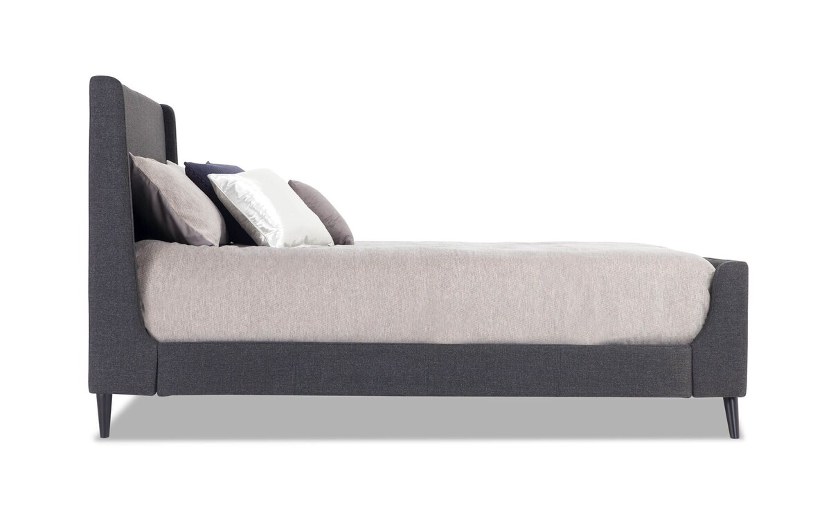 Copenhagen King Onyx Upholstered Bed king Bob's Discount Furniture