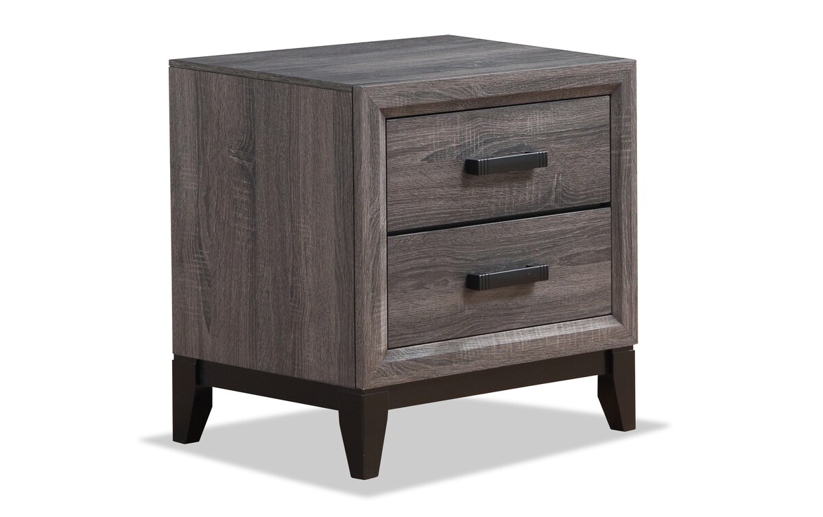 Joss Gray Nightstand bedroomoutlet