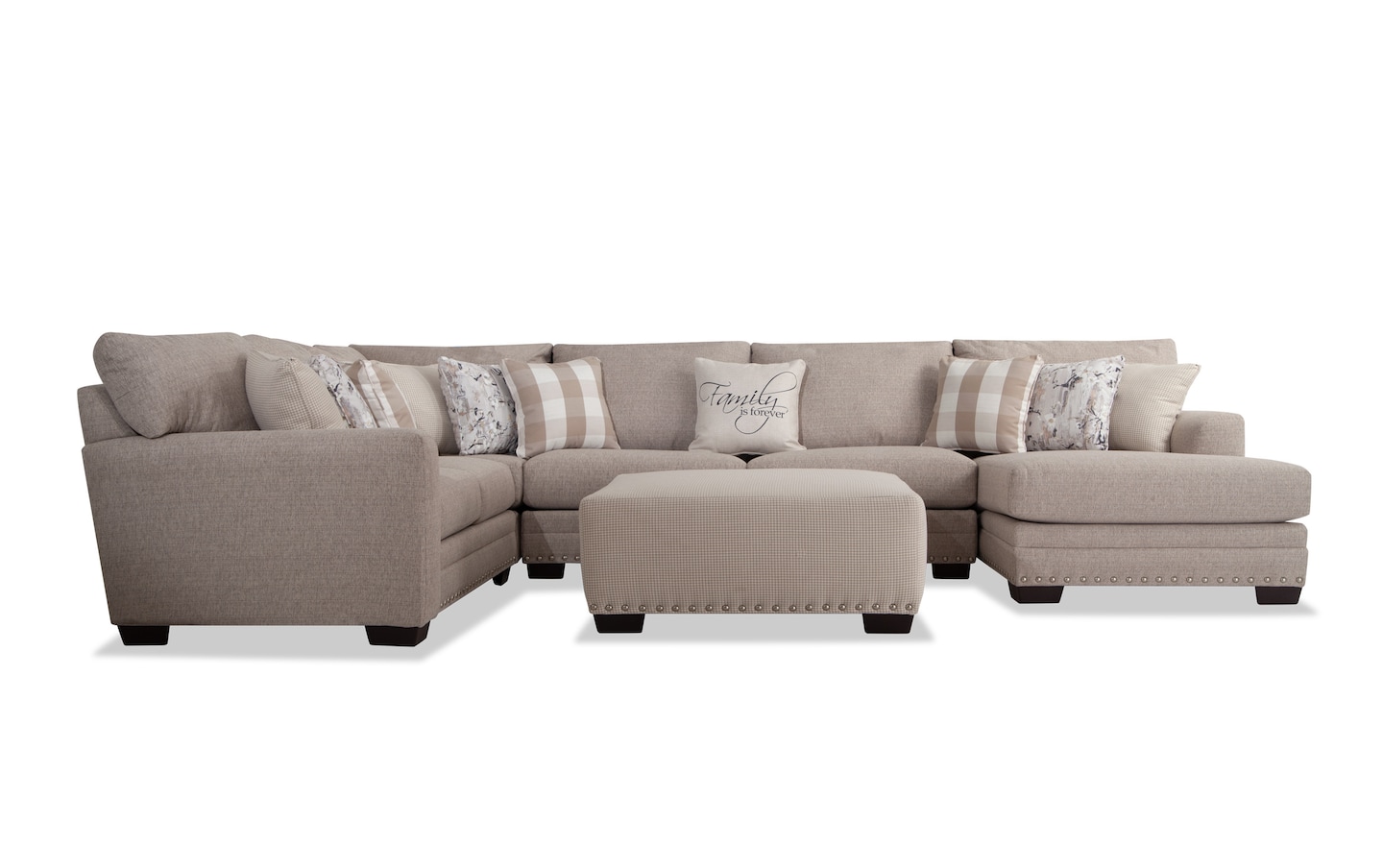 5 Piece Right Arm Facing Sectional