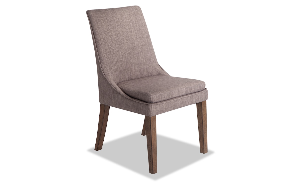 Lennox 6 Piece Dining Set with Bench & Upholstered Chairs brown_finish Bob's Discount