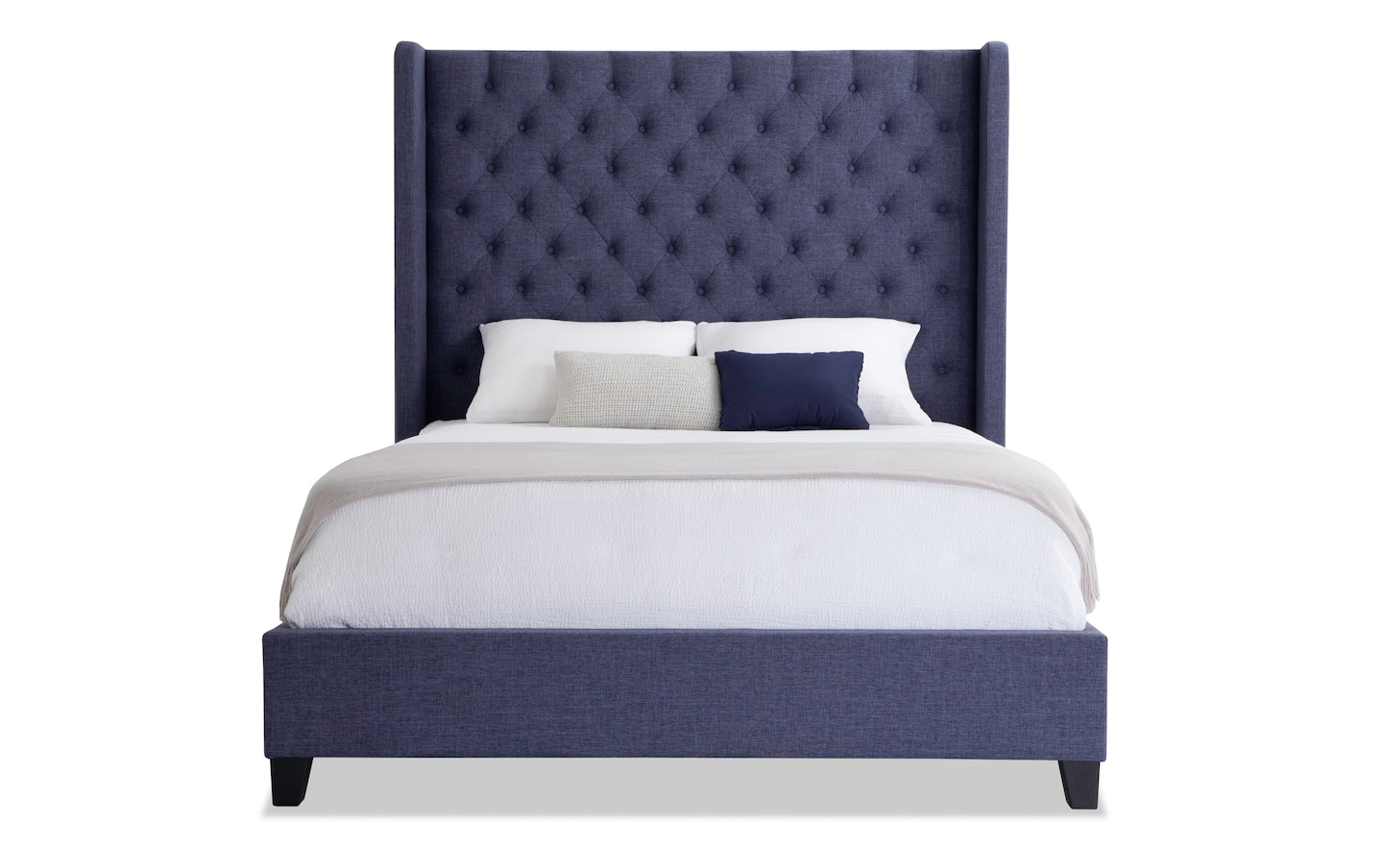 Emerson King Navy Bed | Bob's Discount Furniture & Mattress Store