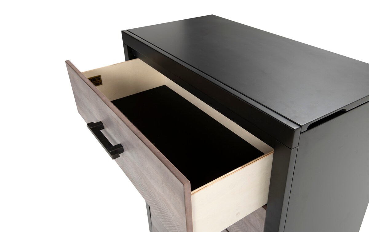 Fusion Black & Gray LiftTop Chest black_finish