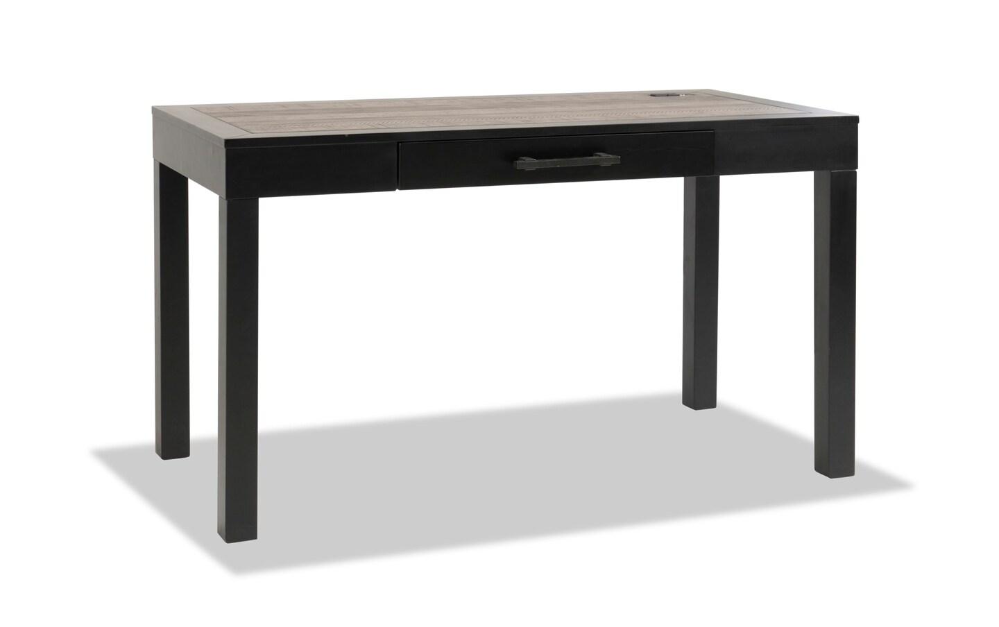 Gray and black desk hotsell