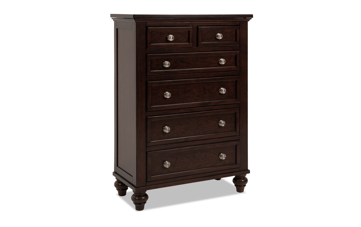 Portsmouth Lift Top Chest darkcherry_finish
