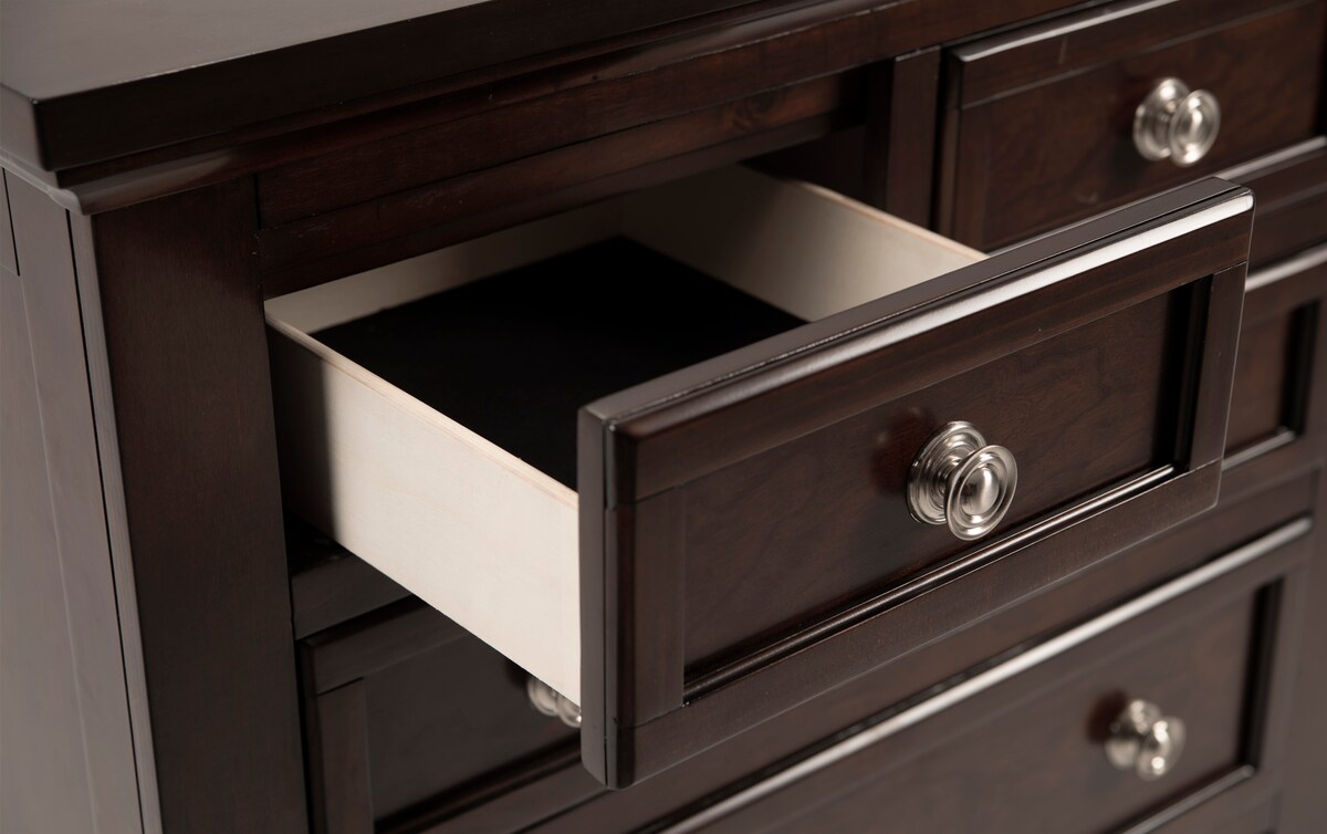 Portsmouth Lift Top Chest darkcherry_finish