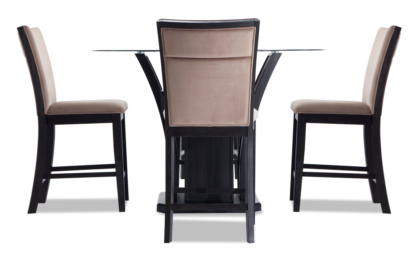 Cosmopolitan Round Camel 5 Piece Counter Set Bob