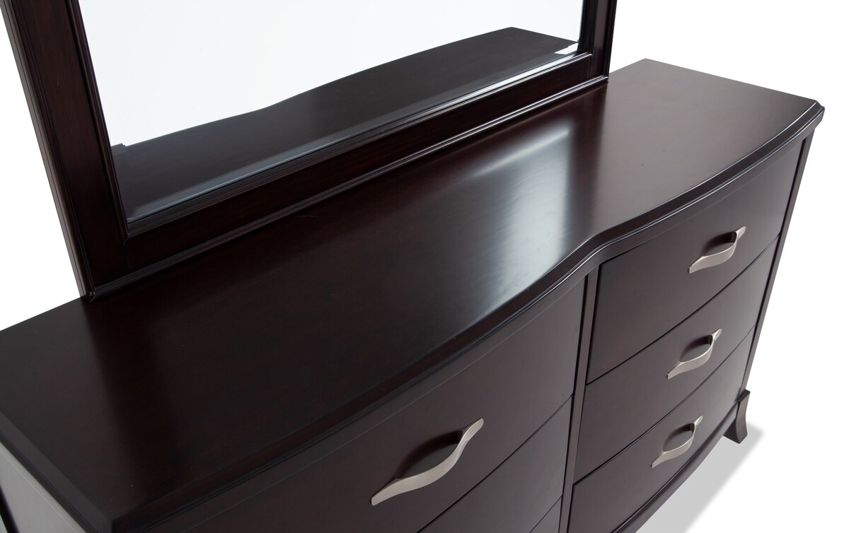 Elevations 5 Piece Queen Dark Espresso Storage Bedroom Set queen