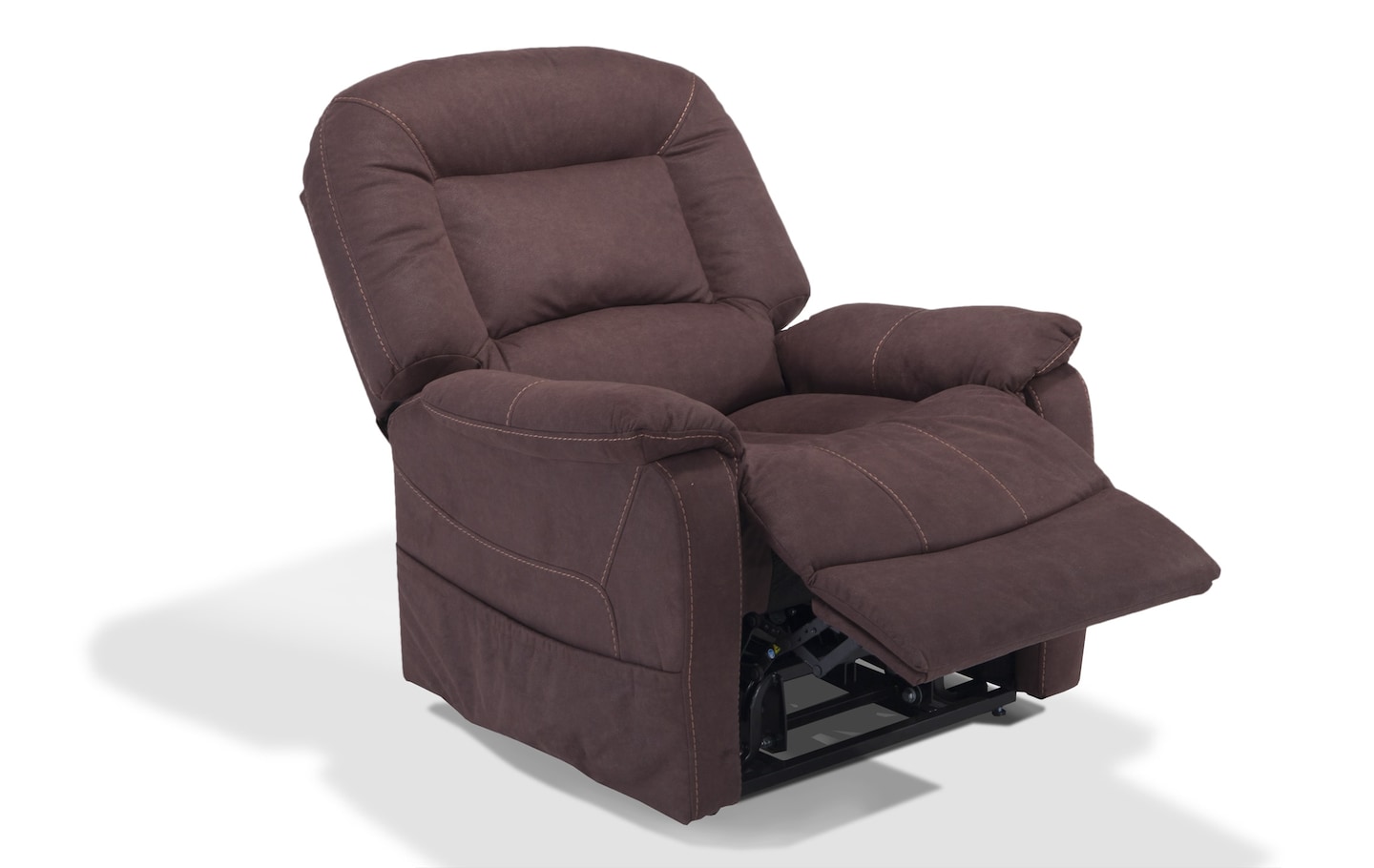 Bobs furniture leather recliner discount
