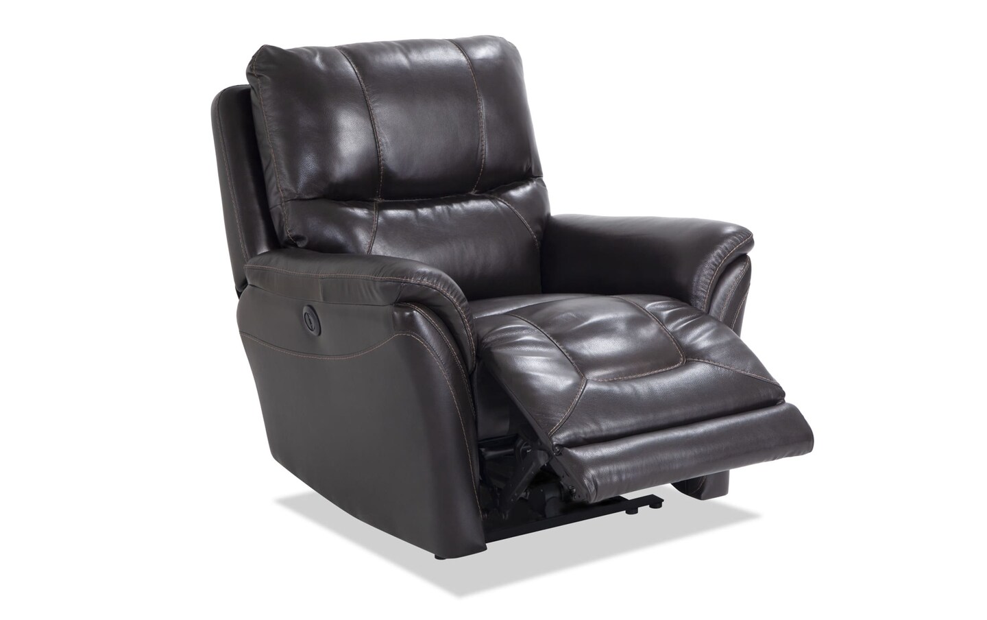 Bobs furniture leather recliner discount