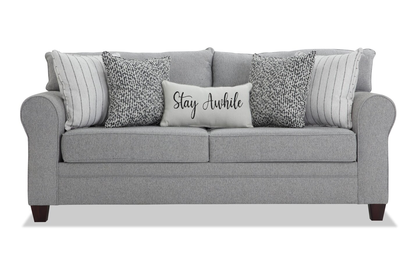 Laurel Gray 85 Sofa 65 Loveseat