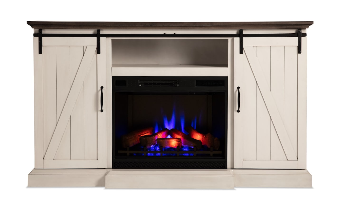 Bobs fireplace store tv stand