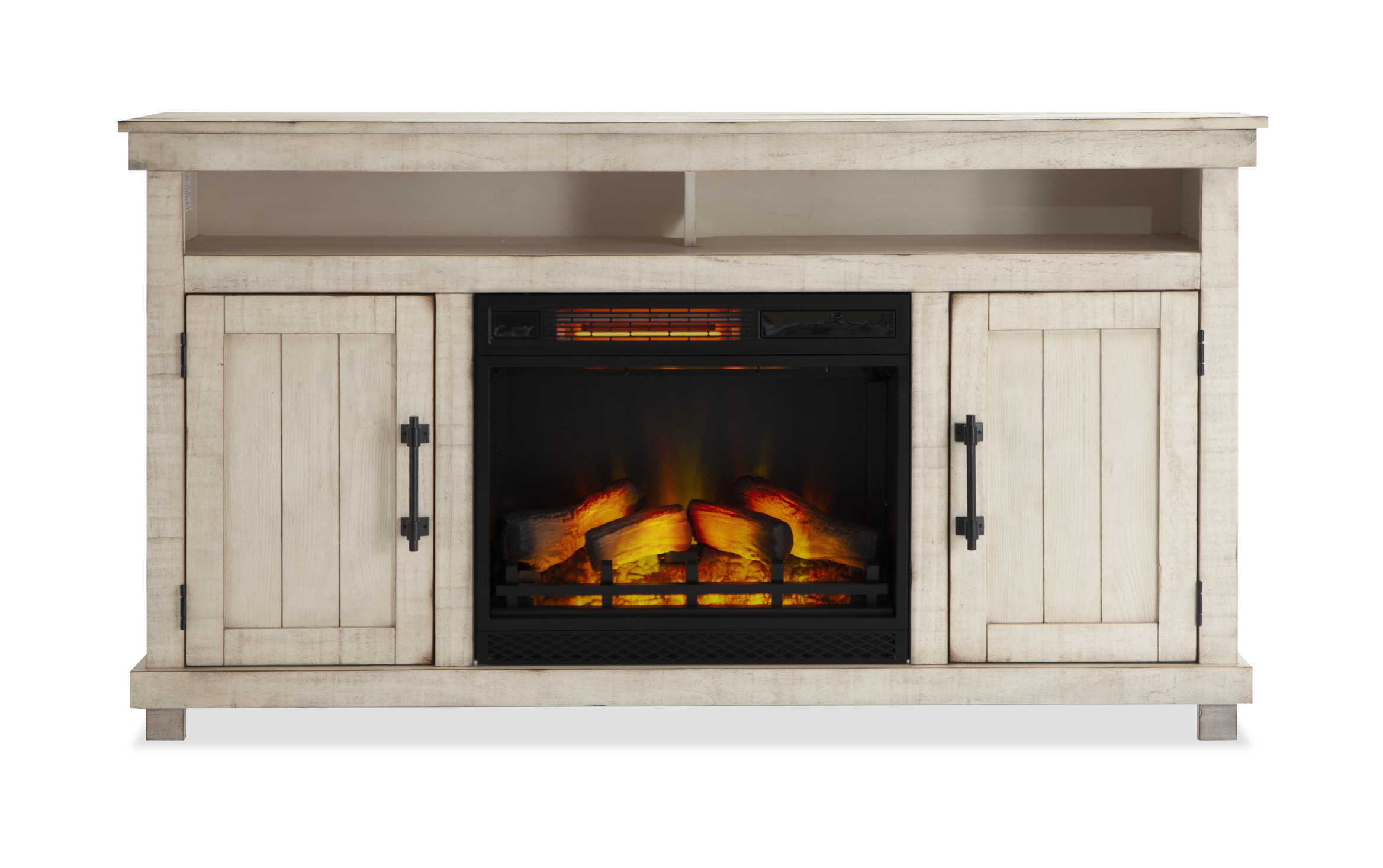 Kona White Fireplace | Bob's Discount Furniture u0026 Mattress Store