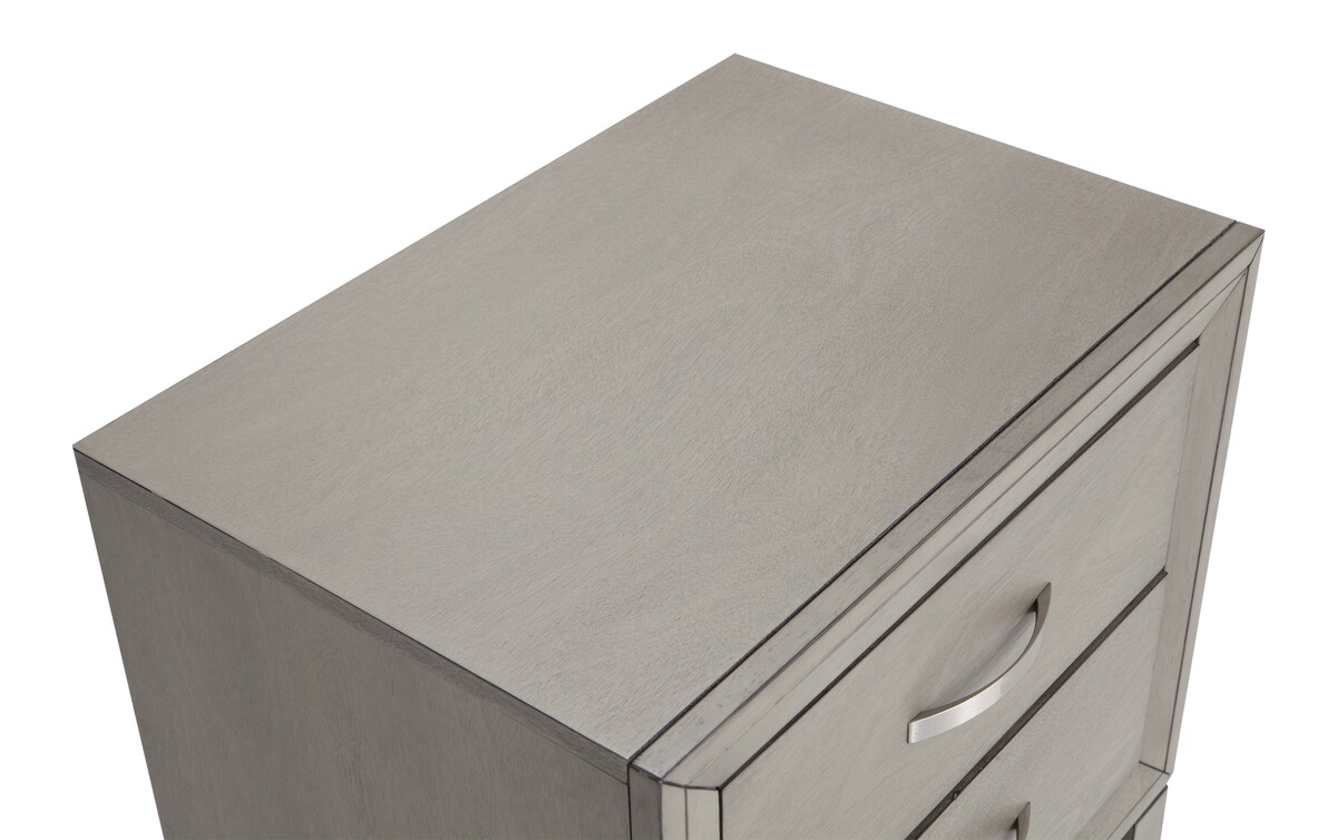 Tremont 5 Piece Queen Gray Bedroom Set with Chest queen