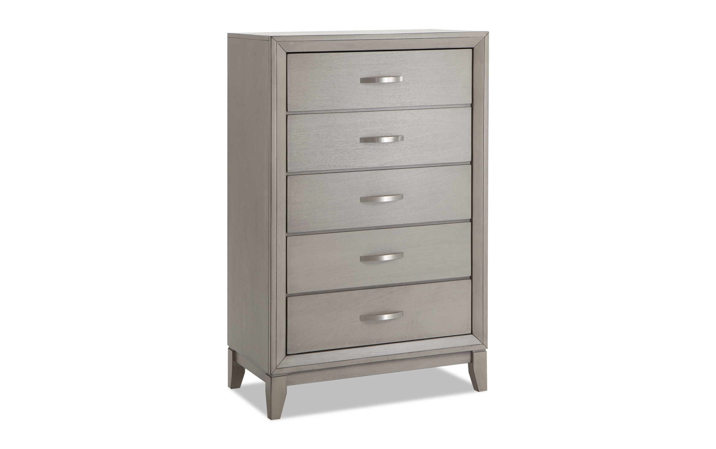 Tremont 5 Piece Queen Gray Bedroom Set with Chest queen