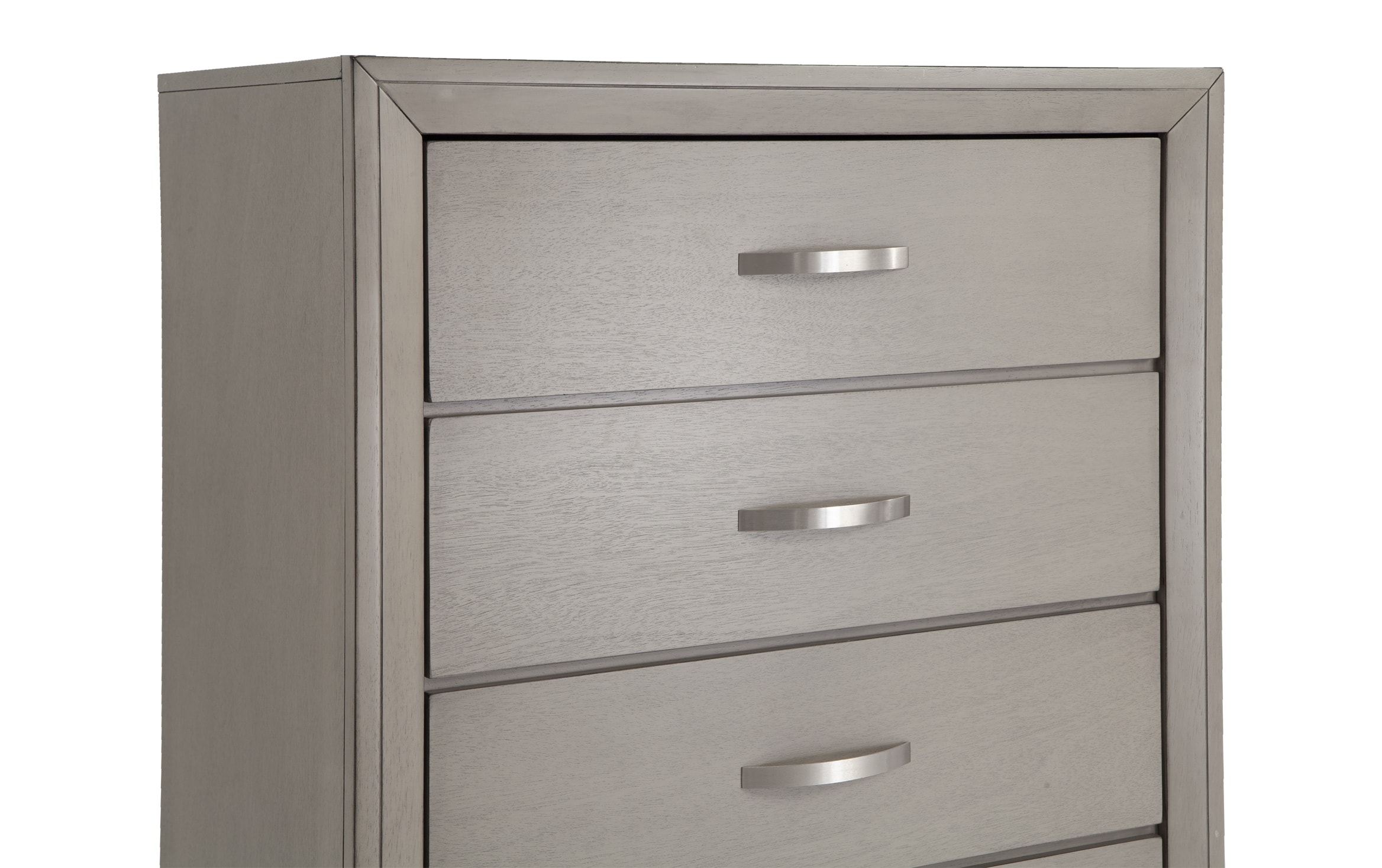 Tremont 5 Piece Queen Gray Bedroom Set with Chest queen