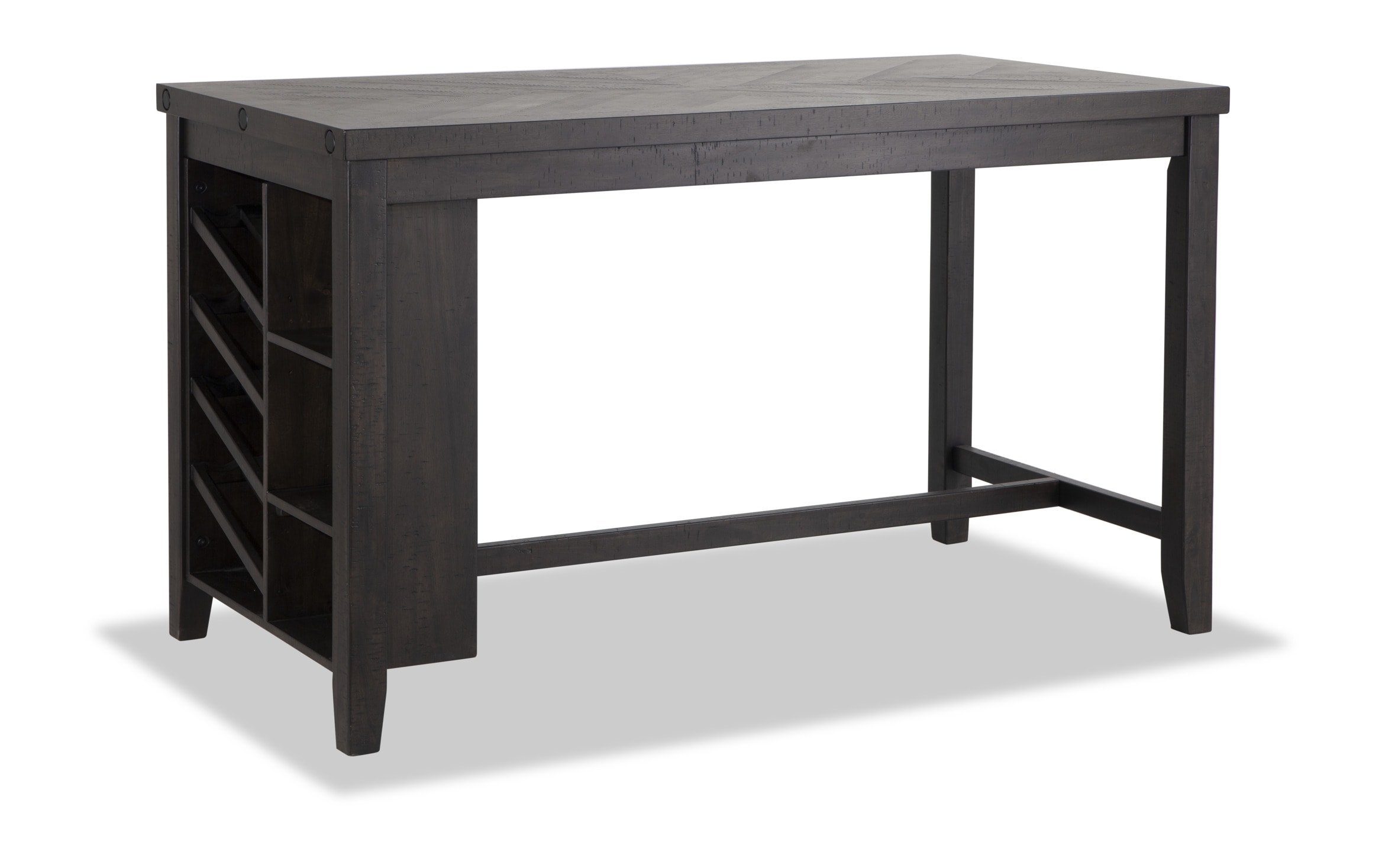 Sonoma Espresso Kitchen Island Set with 4 Counter Stools | espresso ...
