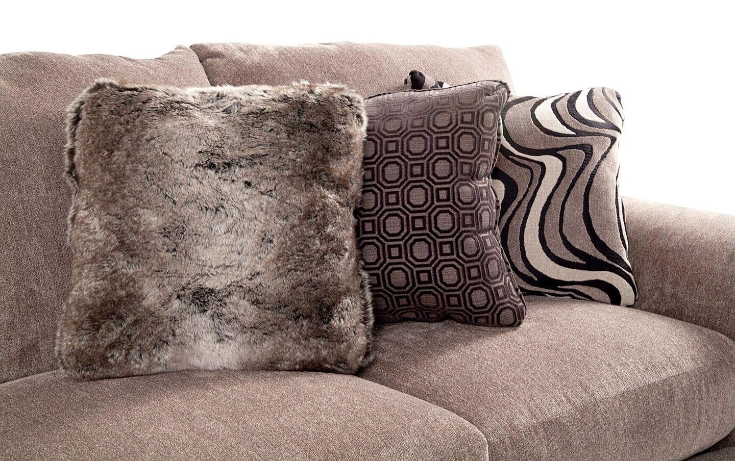 Luxe gray 4 piece left arm facing sectional with chaise discount