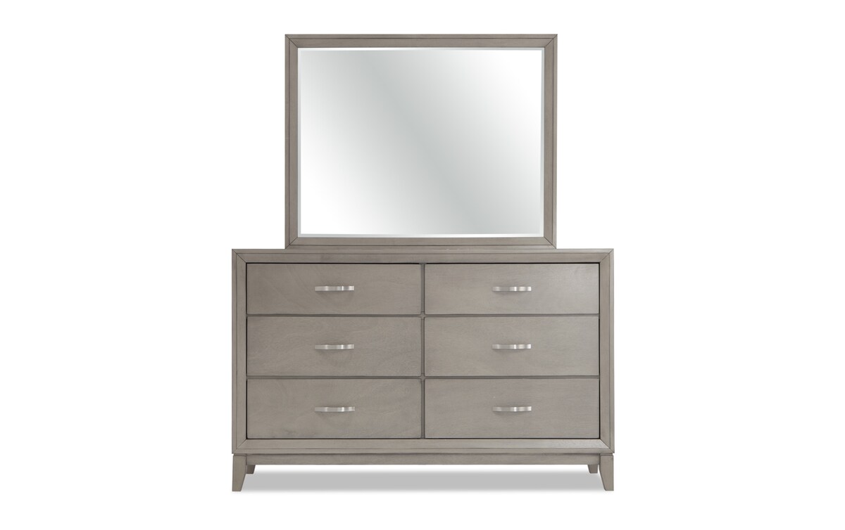 Tremont Gray 4 Piece Queen Gray Upholstered Bedroom Set queen