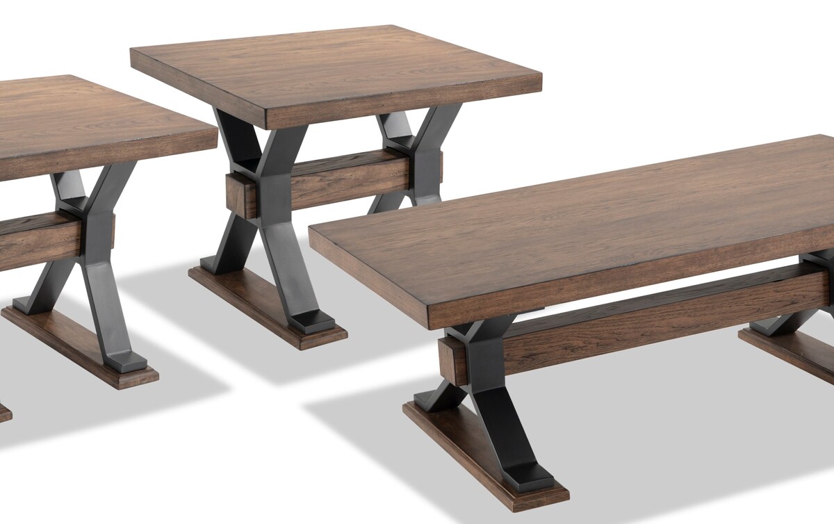 Lennox Coffee Table Set brown_finish