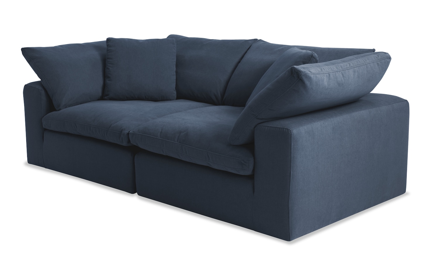Dream Navy 2 Piece Modular Sofa | navy_color | Bob's Discount Furniture ...