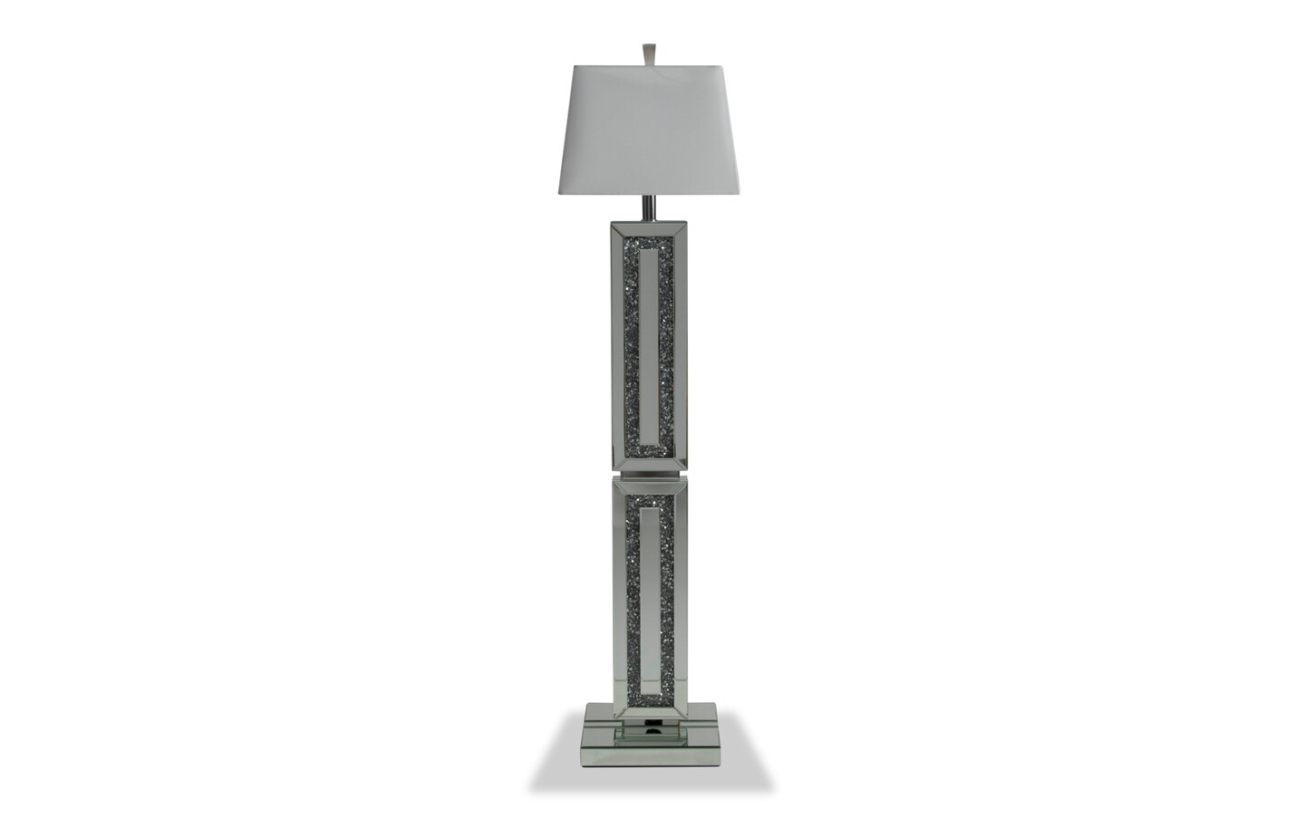 Glamour 55.9 Mirrored Floor Lamp Bob s Discount Furniture Mattress Store