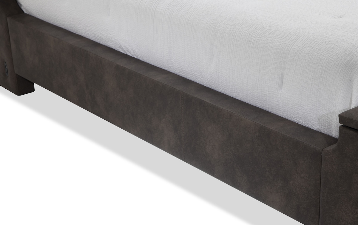 Belmont Queen Brown Upholstered Bed brown_color