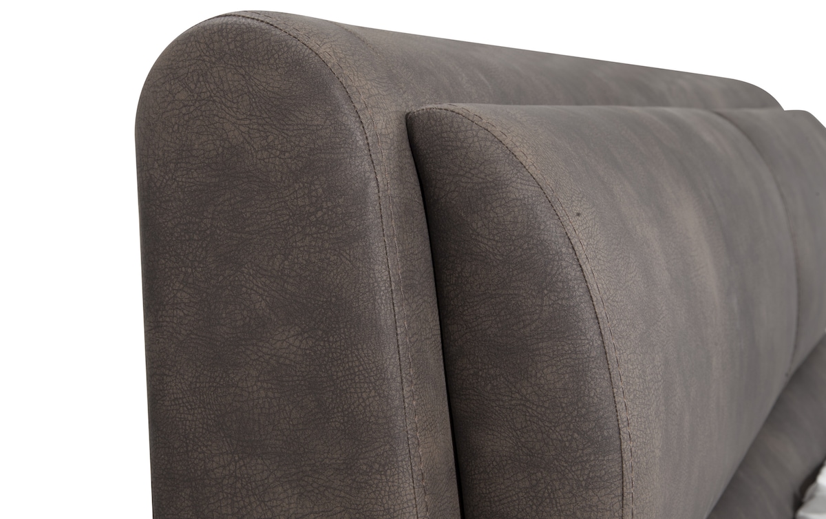 Belmont Queen Brown Upholstered Bed brown_color