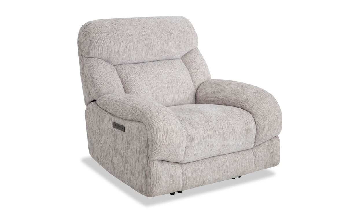 Everest Power Recliner lightgray_color Bob's Discount Furniture
