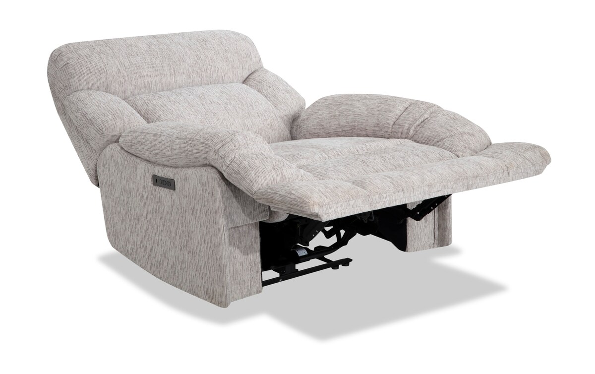 Everest Power Recliner lightgray_color Bob's Discount Furniture
