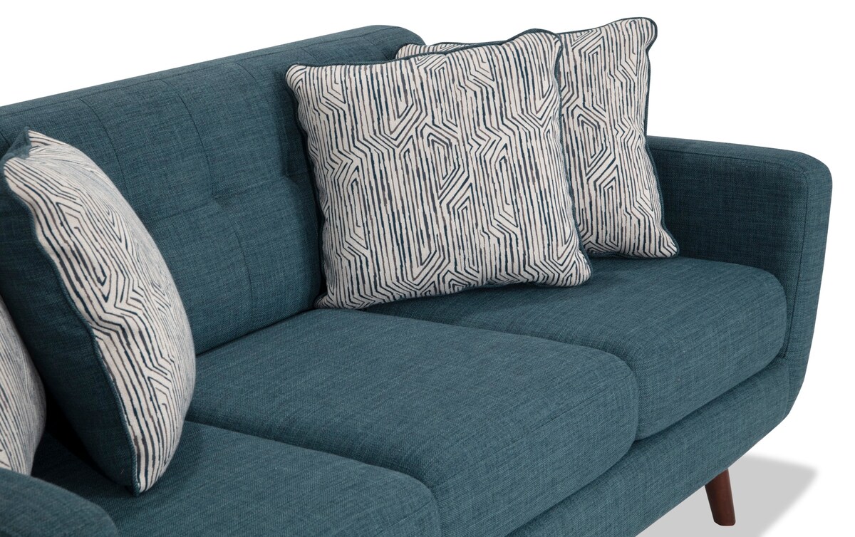 Bettie 72'' Teal Sofa teal_color Bob's Discount Furniture