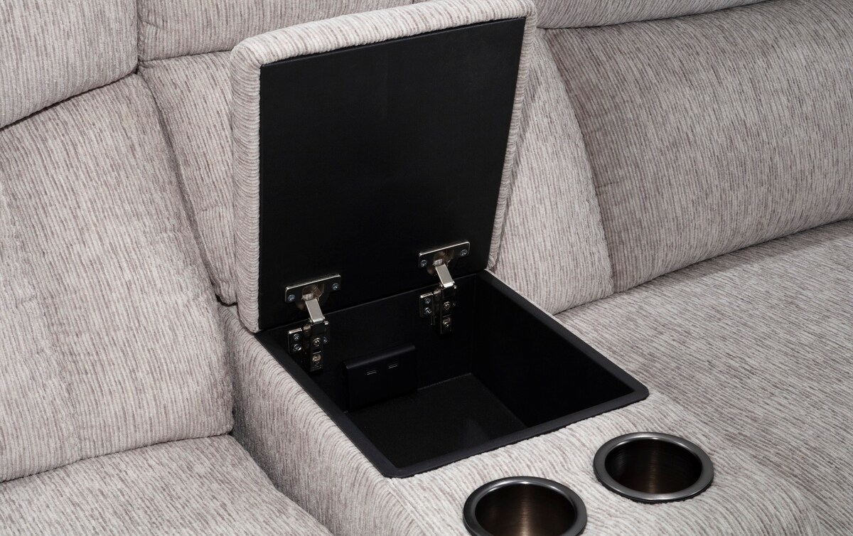 Everest 6 Piece Power Reclining Sectional lightgray_color