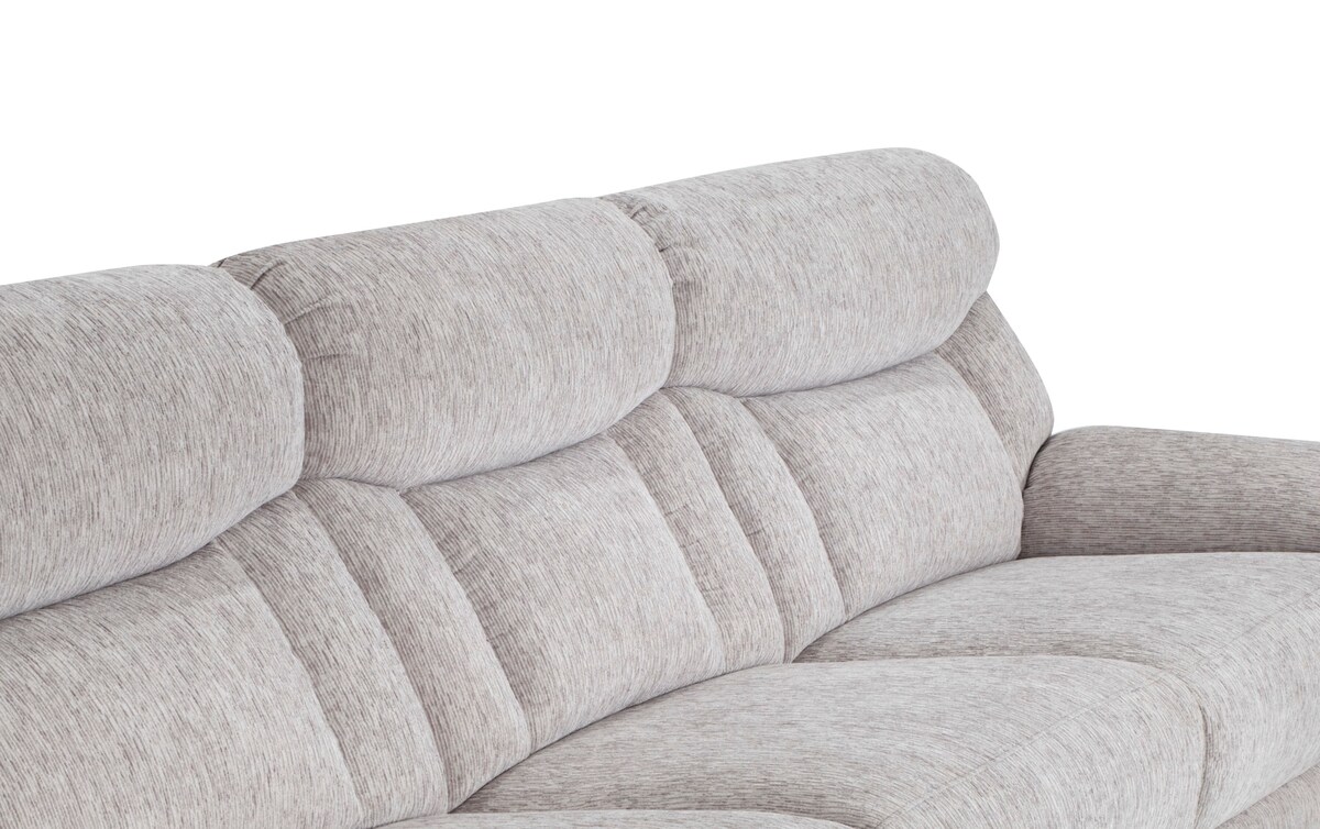 Everest Triple Power Reclining Sofa lightgray_color