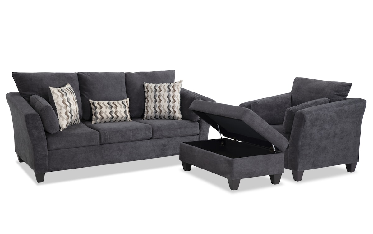 Bobs Furniture Skyline Living Room Set Matttroy