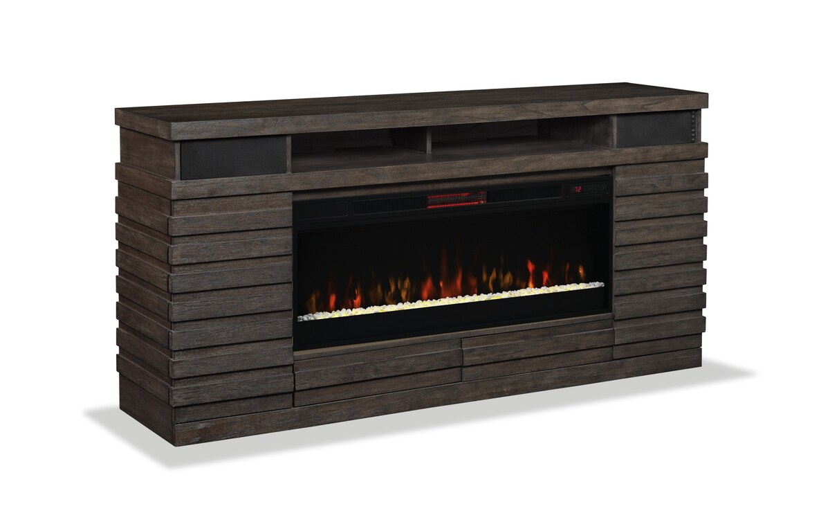 Ember Fireplace gray_finish Bob's Discount Furniture & Mattress Stores