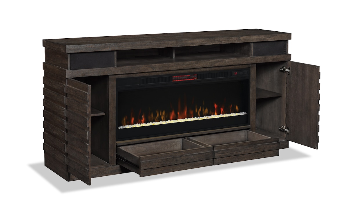 Ember Fireplace gray_finish Bob's Discount Furniture & Mattress Stores