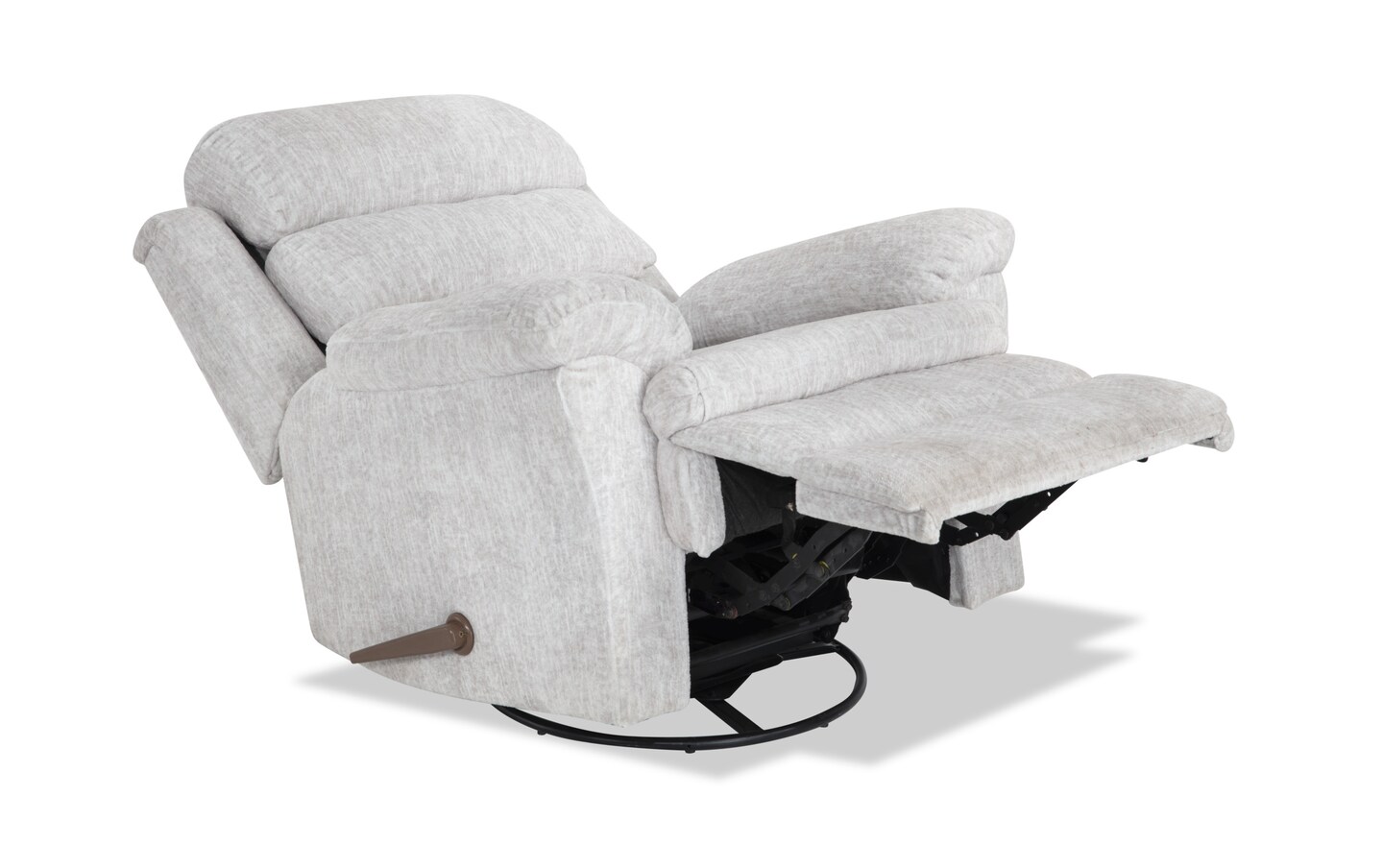 Bob O Pedic Parchment Swivel Manual Glider Recliner