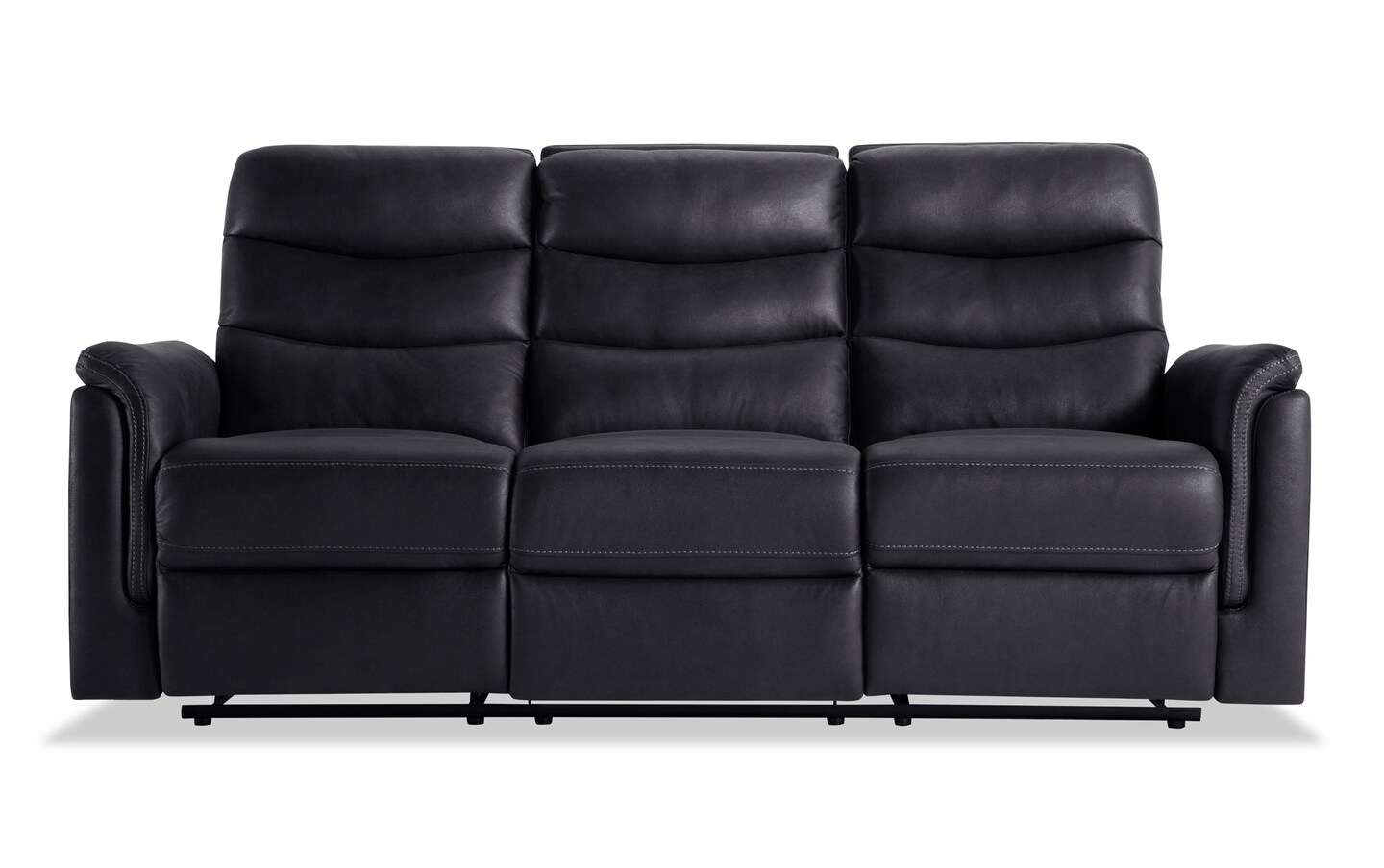 Forte Gray 82'' Manual Reclining Sofa | Bob's Discount Furniture ...