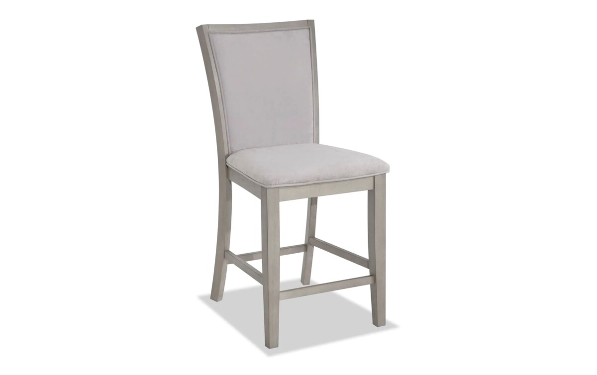 Set of 2 Cosmopolitan Gray Counter Stools gray_finish Bob's