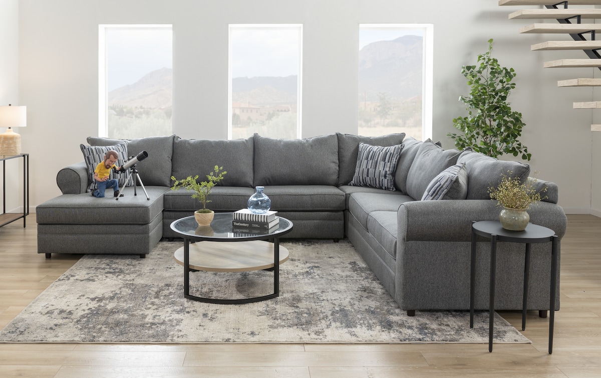 Gray Sectional Sofa