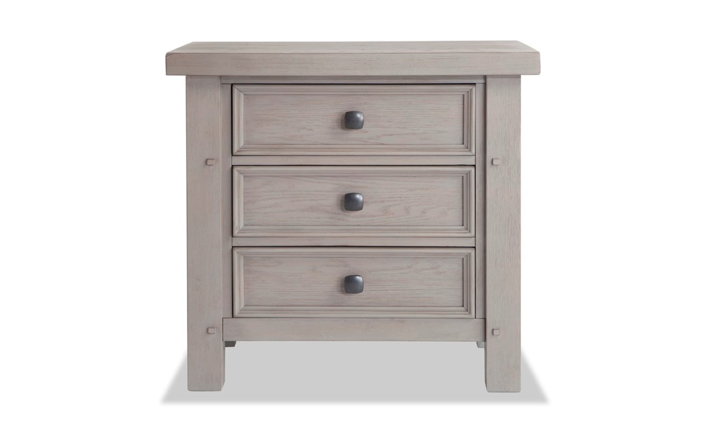 Hudson 4 Piece King Gray Bedroom Set king
