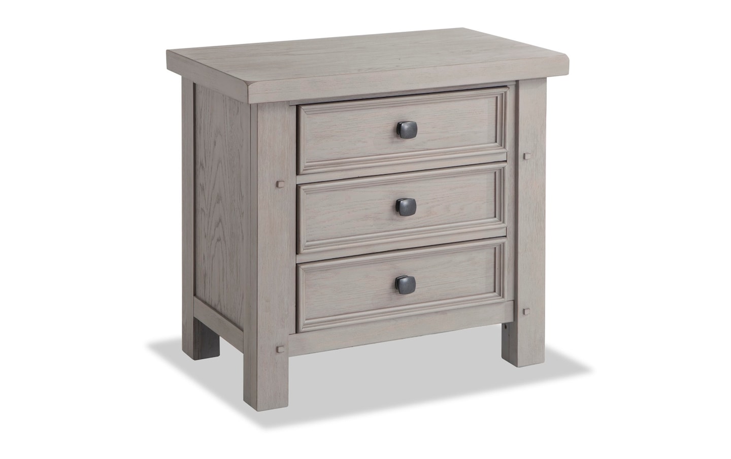 Hudson 4 Piece King Gray Bedroom Set king