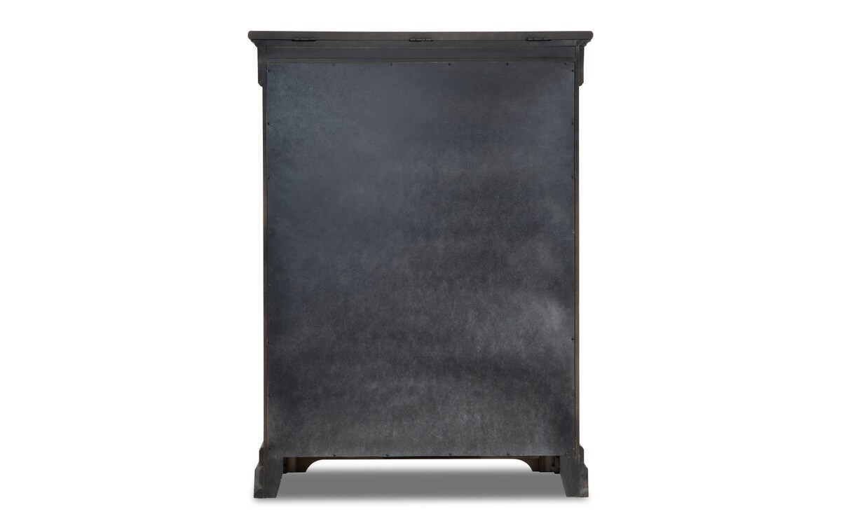 Laurel Gray Lift Top Chest gray_finish Bob's Discount Furniture