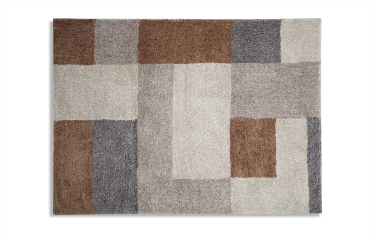 Rust 5' x 7' Multi Geometric Rug Bob's Discount Furniture & Mattress