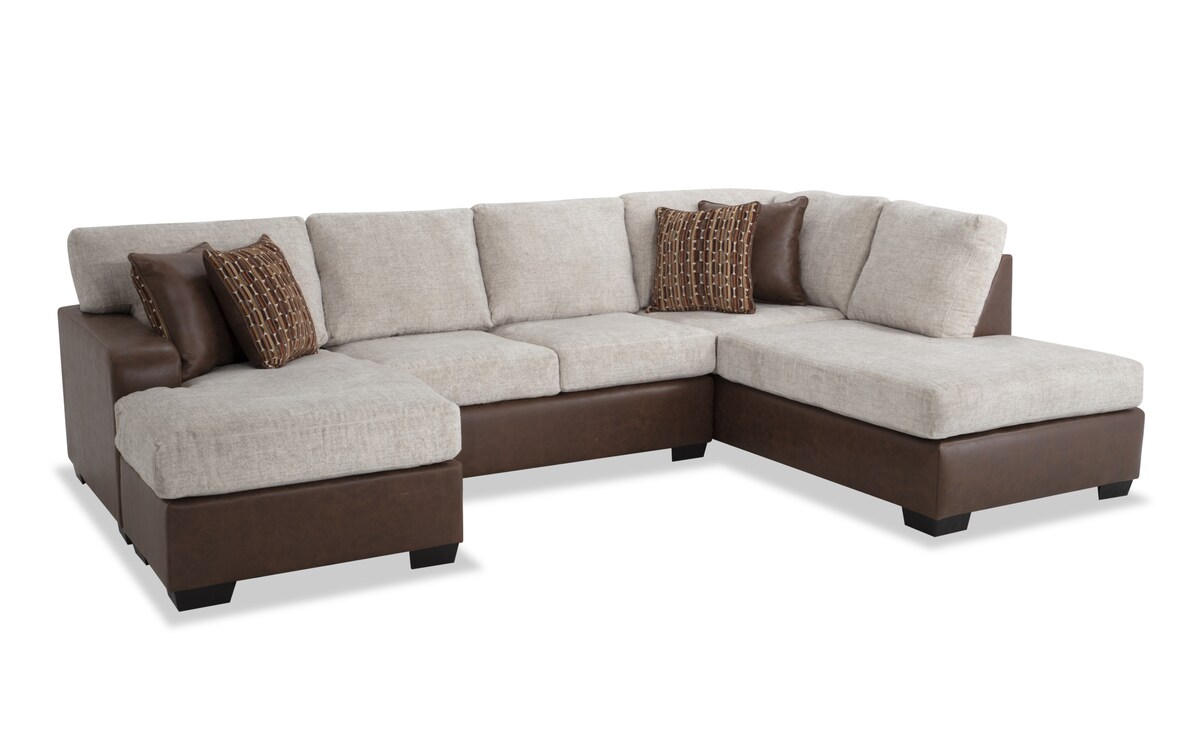 Braxton Right Arm Facing Modular Sectional brown_color