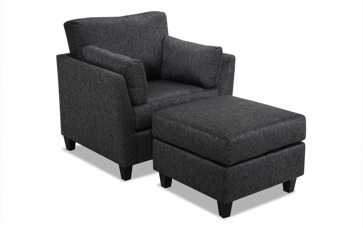 Shelby Dark Gray Sofa, Chair, & Ottoman charcoal_color