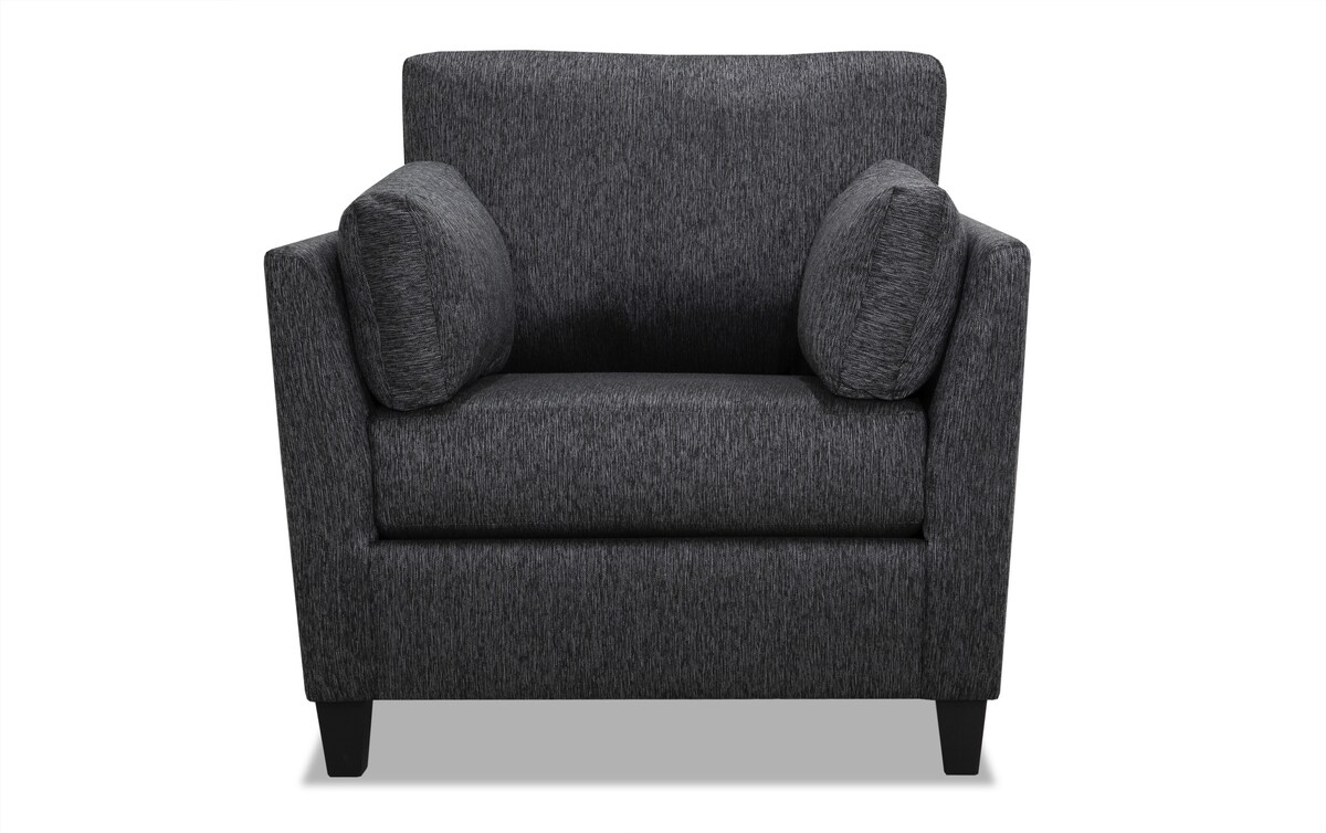 Shelby Dark Gray Sofa, Chair, & Ottoman charcoal_color