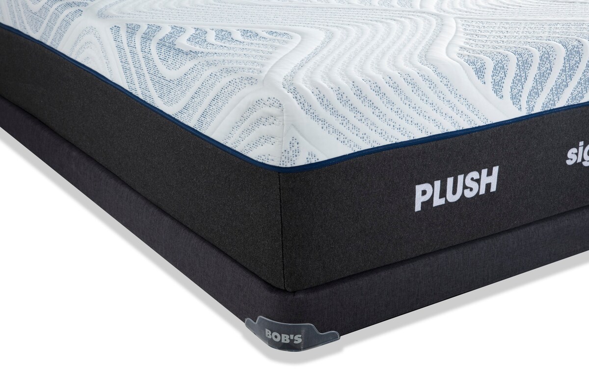 BobOPedic Signature Gel King Dual Feel LowProfile Split Mattress Set dualmattresses