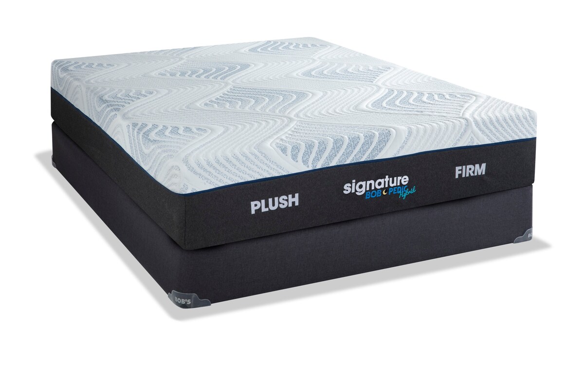 BobOPedic Signature Hybrid Queen Dual Standard Mattress Set dual