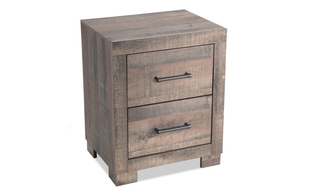 Foundry Brown Nightstand brown_finish Bob's Discount Furniture