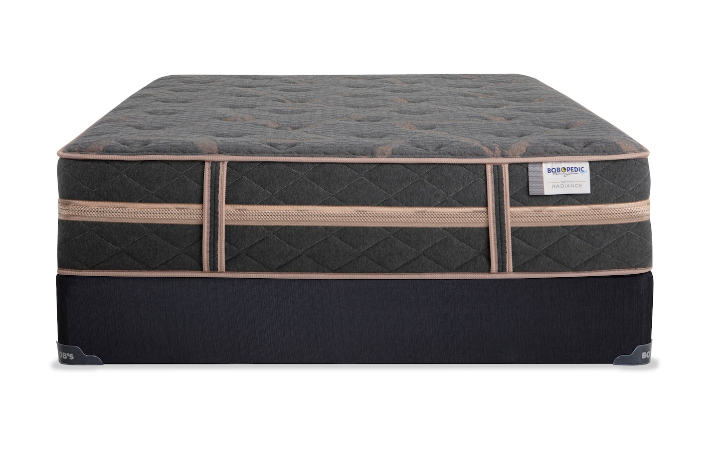 BobOPedic Hybrid Copper Radiance Queen Firm Mattress Set Bob's